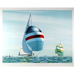 David Lockhart, America's Cup, Lithograph