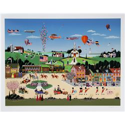 Nicky Watanabe, President's Parade, Serigraph