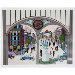 Nicky Watanabe, Jackson Square, Serigraph