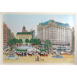 Vestie Davis, The Plaza Hotel, Serigraph