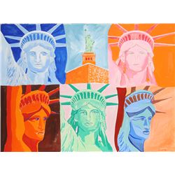 Biagio Civale, Statue of Liberty, Painting