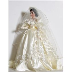 Scarlett O'Hara in Wedding Dress, Porcelain Franklin Heirloom Doll