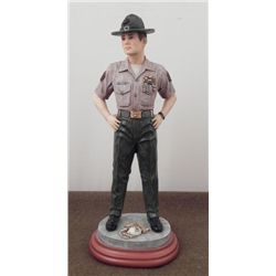 9" U.S. MARINE DRILL SARGENT STATUE