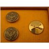 Image 3 : WWII MOUNTED U.S. ARMY CAVALRY INSIGNIA DISPLAY FRAMED