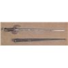 Image 2 : 1874 FRENCH EPEE SWORD BAYONET AND SCABBARD