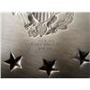 Image 2 : AMERICAN EAGLE & 13 STAR PEWTER TRAY MERIDIAN DIE CO.