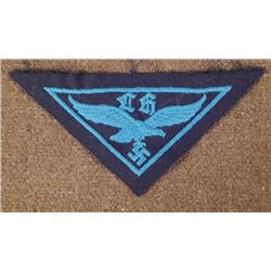 NAZI LUFTWAFFENHELFER YOUTH BREAST TRIANGLE ORIGINAL