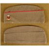 Image 1 : TWO WWII U.S. ARMY SIDE CAPS 1941 DISTINCTIVE INSIGNIA