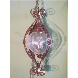 Brass & Glass Chandelier