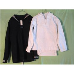 One White & One Blue Navy Uniforms