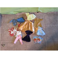 Box Of Vintage Small Doll Clothes