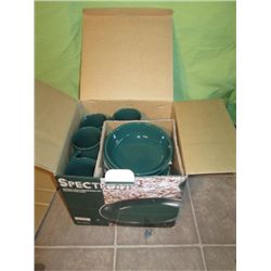 Service For 4 Spectrum Dishware