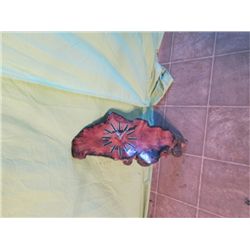 Battery Operated Burl Wood Wall Clock