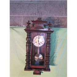 German  Pendulum Wall Clock W/ Key