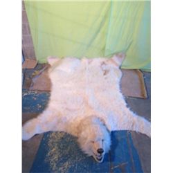 Faux Polar Bear Rug