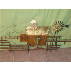 Beautiful Metal Barn And Wind Mill