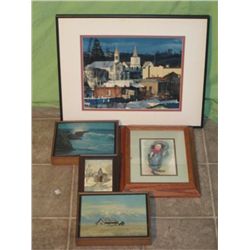 Picture Of Downtown Jackson, 3 Framed Prints