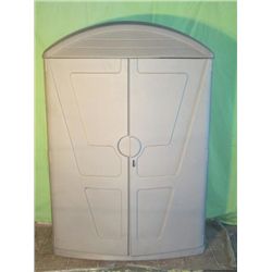 69" Tall 2 Door Plastic Storage Container