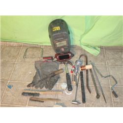 2 Weding Macks,, Wire Brushes, Hammer,