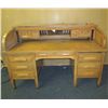 Image 1 : Antique Solid Oak Roll Top Desk