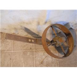 Antique Cast Iron Wheel