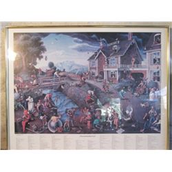 Framed "proverbidioms" Print