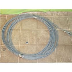 85' Of 3/8 Cable One End Has Loop On It