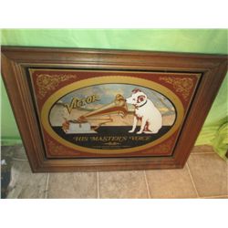 Victor His Master Voice Mirror Sign