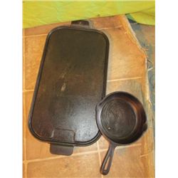 17" Griddle & 6.5" Skillet - Cast Iron
