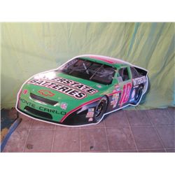 Metal Interstate Batteries #18 Nascar Car Sign