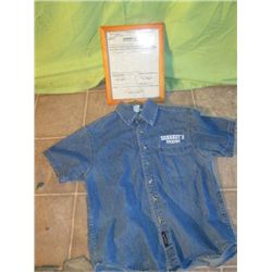 Sharky's Casino (m) Levi Shirt & Gaming License