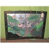 Image 1 : 4pc Hand Painted Japanese Hanging Wall Art