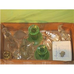 Princess House Bunny Paper Weight & Misc Crystal