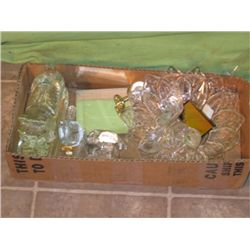 Solid Glass Scottish Terrier, And Misc Glass Items