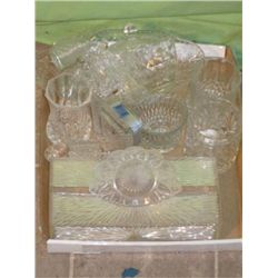 Crystal Legend Clock, And Crystal Ware