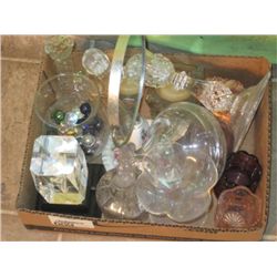 Porcelain Mirror, Oil Dipped Wine Glass,