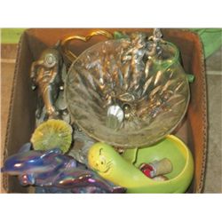 Metal Figures, Dolphins, And Knick-knacks