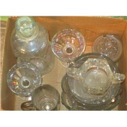 Rainbow Glass Decanter, Glass, Crystal Bucket