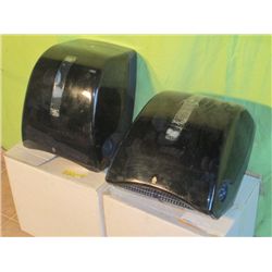 2 Blue Tork Towel Dispensers