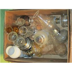 Box Lot Of Vintage To Modern Lanterns
