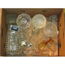 Box Lot Of Vintage Crystal Ware