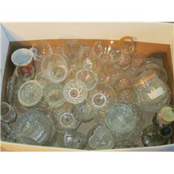 Box Lot Of Stemware-some Crystal,princess House