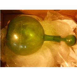 Huge Green Stoper Globe Glass