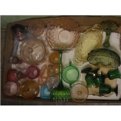 Box Of Depression, Fenton, And Pressed Glass