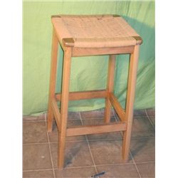 Wicker Rope Seated Stool