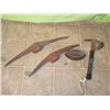 Image 2 : Box Lot W/ Pick Hatchet, 2 Pick Heads & Iron Head