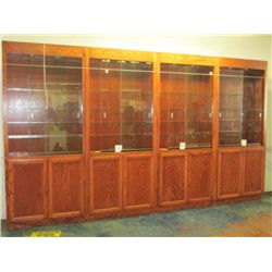 Choice Out- 4 Huge Identical Lighted Cabinets