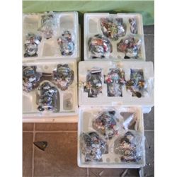 12 Thomas Kinkade Collectable Christmas Ornaments