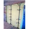 Image 2 : Large Wall Metal Shelf With 4 Long Glass Shelves