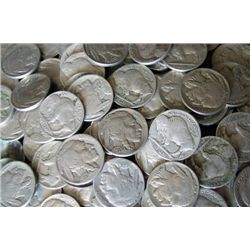 Lot of 100 Buffalo / Indian Head Nickels - RD